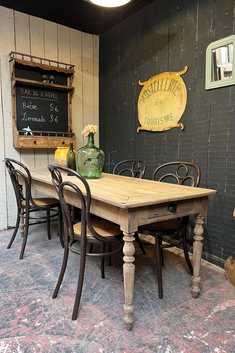 Ancienne table en chêne Début XXème
