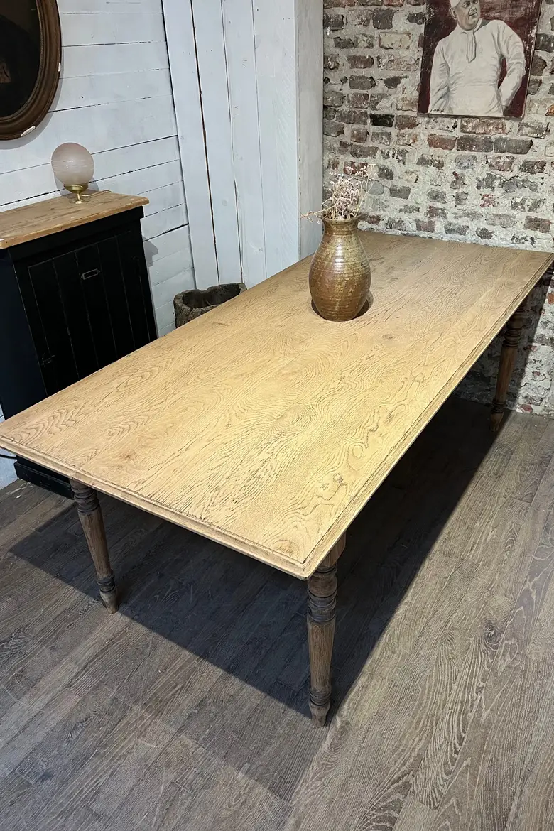 Ancienne table en chêne Début XXème