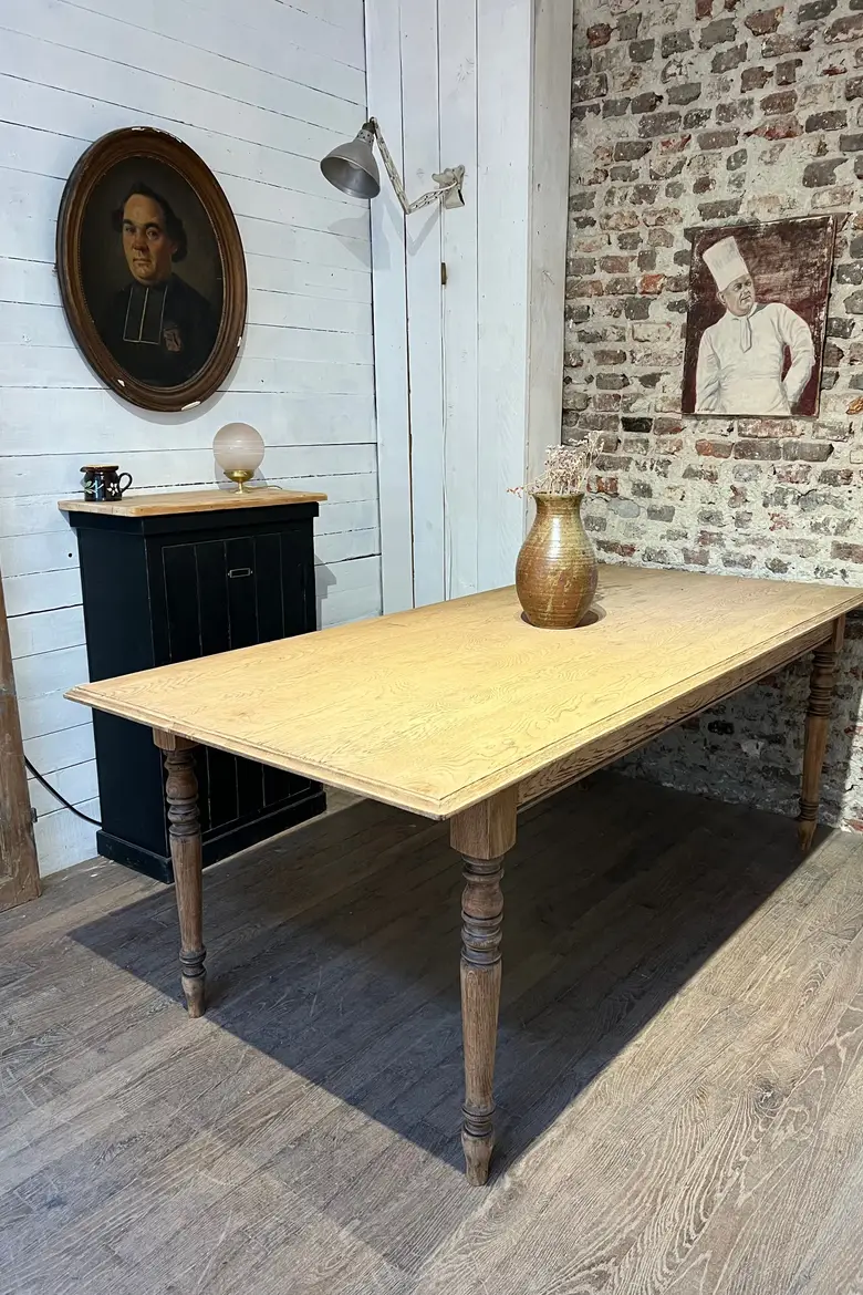 Ancienne table en chêne Début XXème