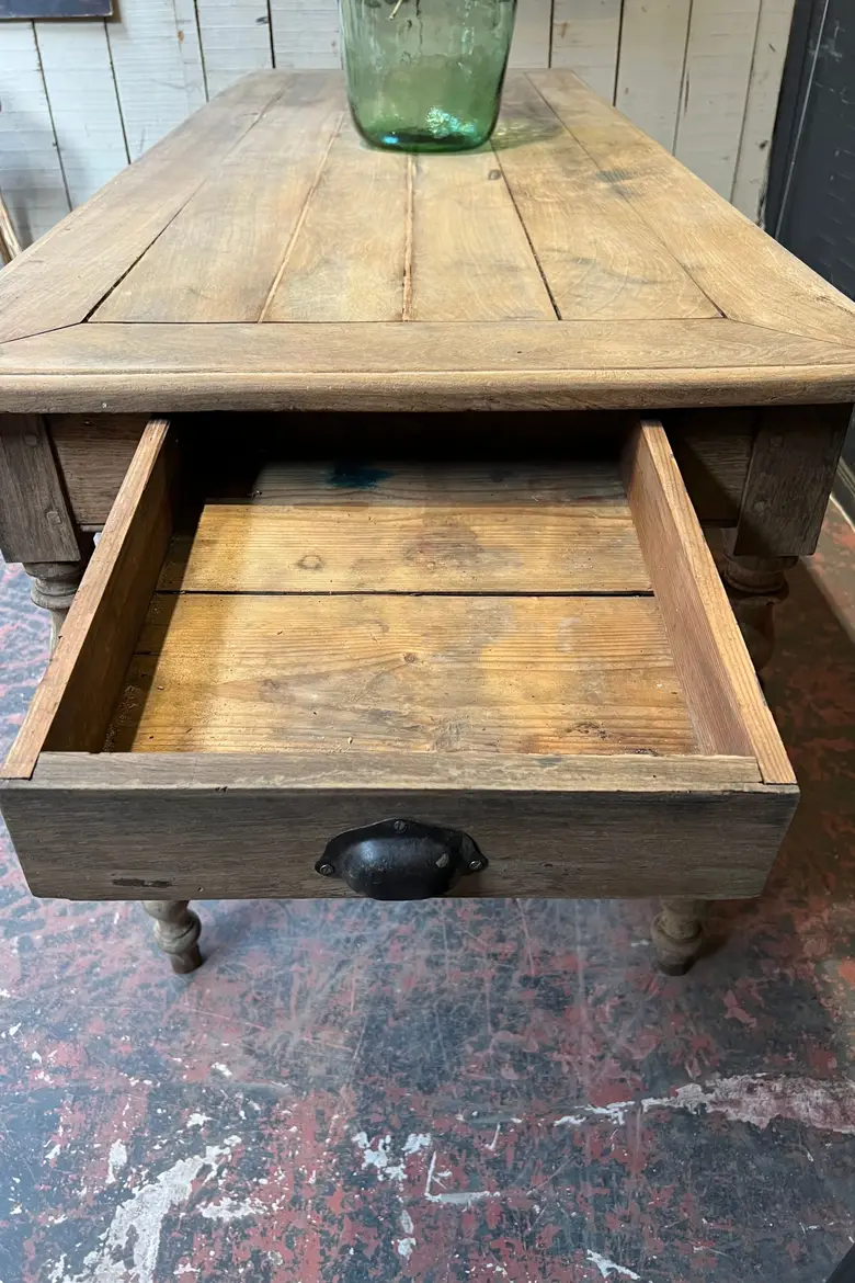 Ancienne table en chêne Début XXème