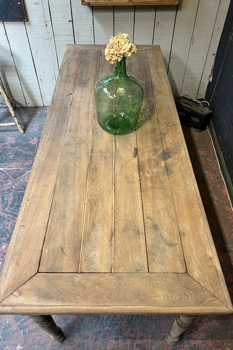 Ancienne table en chêne Début XXème
