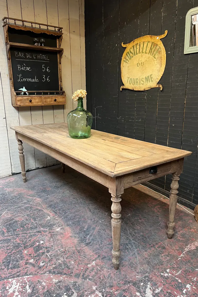 Ancienne table en chêne Début XXème