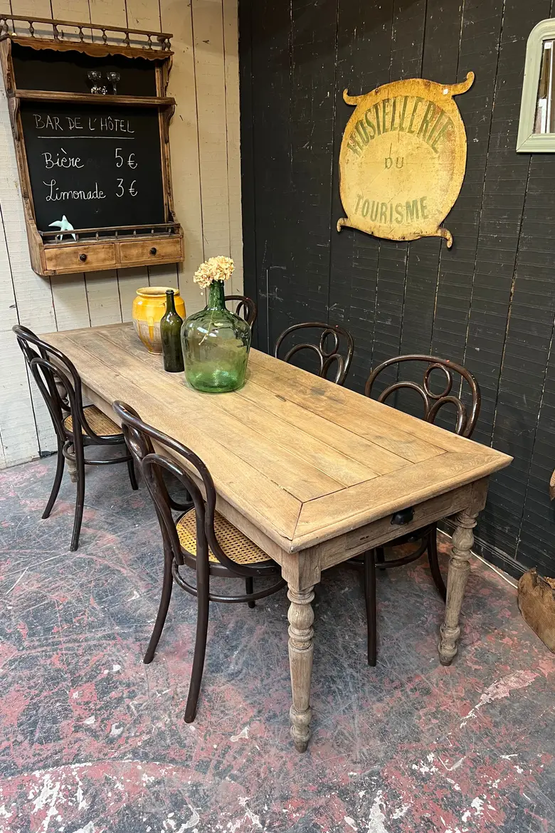 Ancienne table en chêne Début XXème