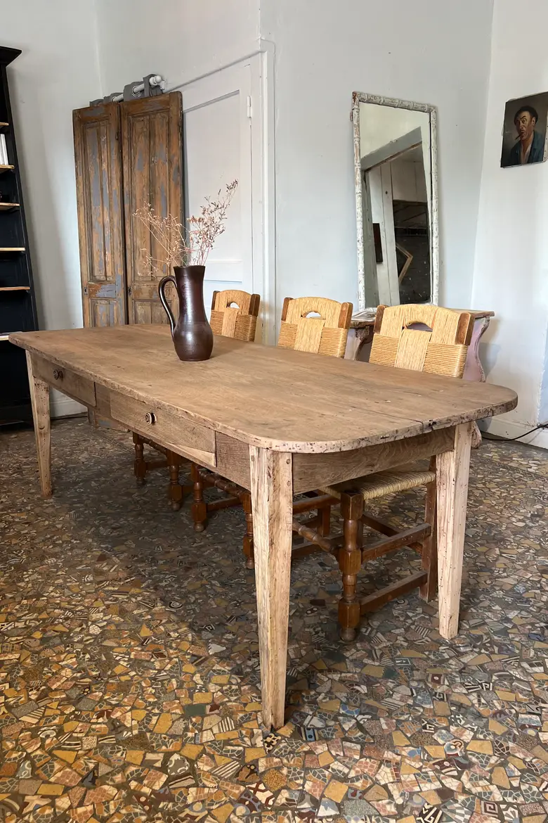 Ancienne table en chêne