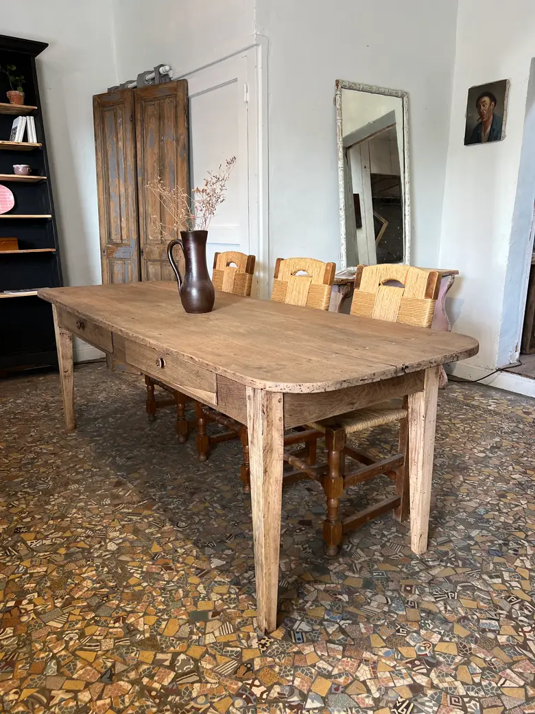 Ancienne table en chêne