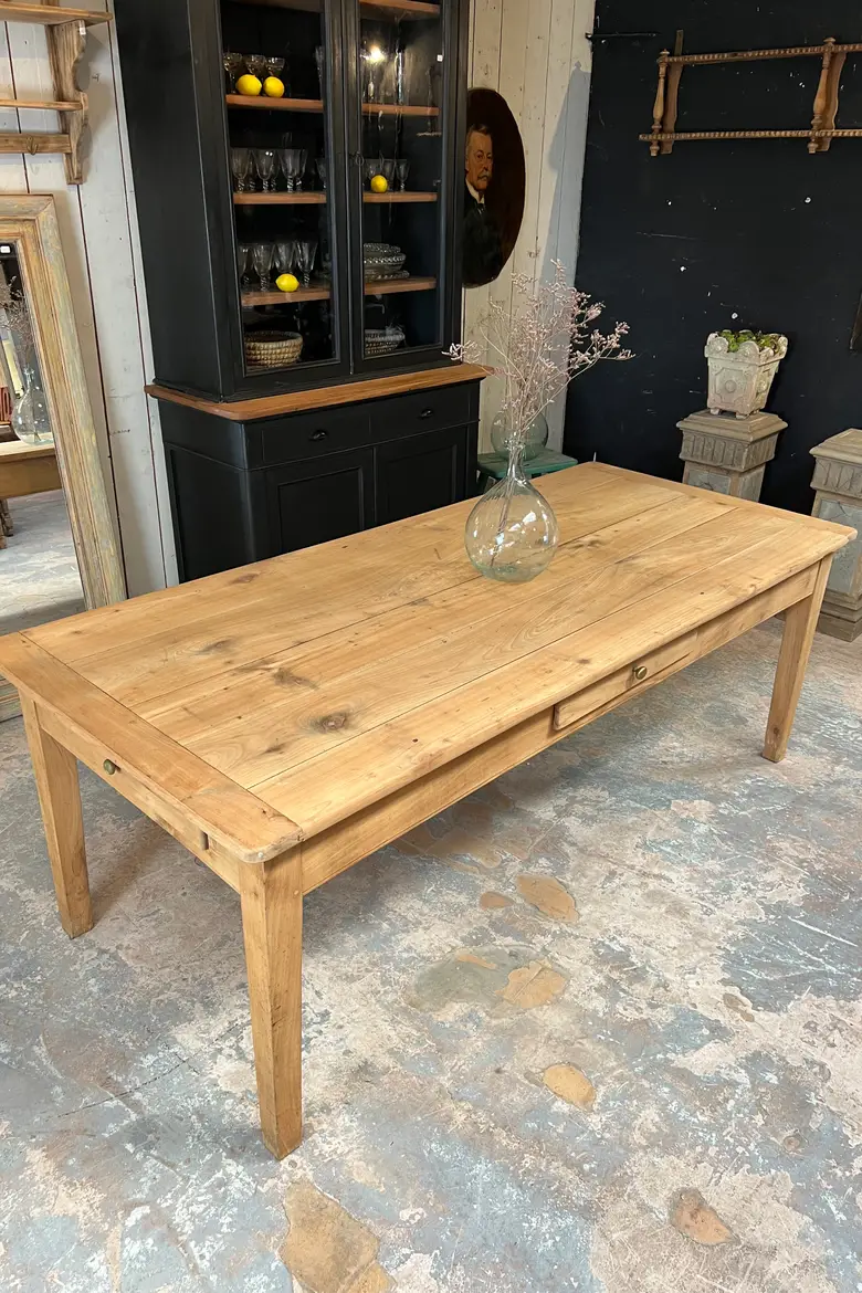 Ancienne table en merisier Début XXème