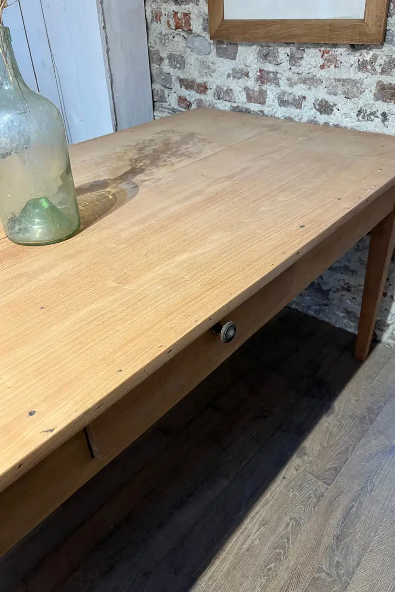 Ancienne table en merisier Début XXème