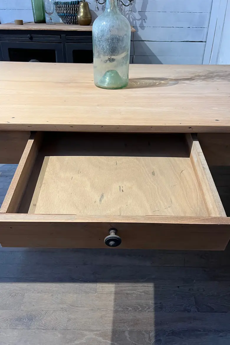 Ancienne table en merisier Début XXème