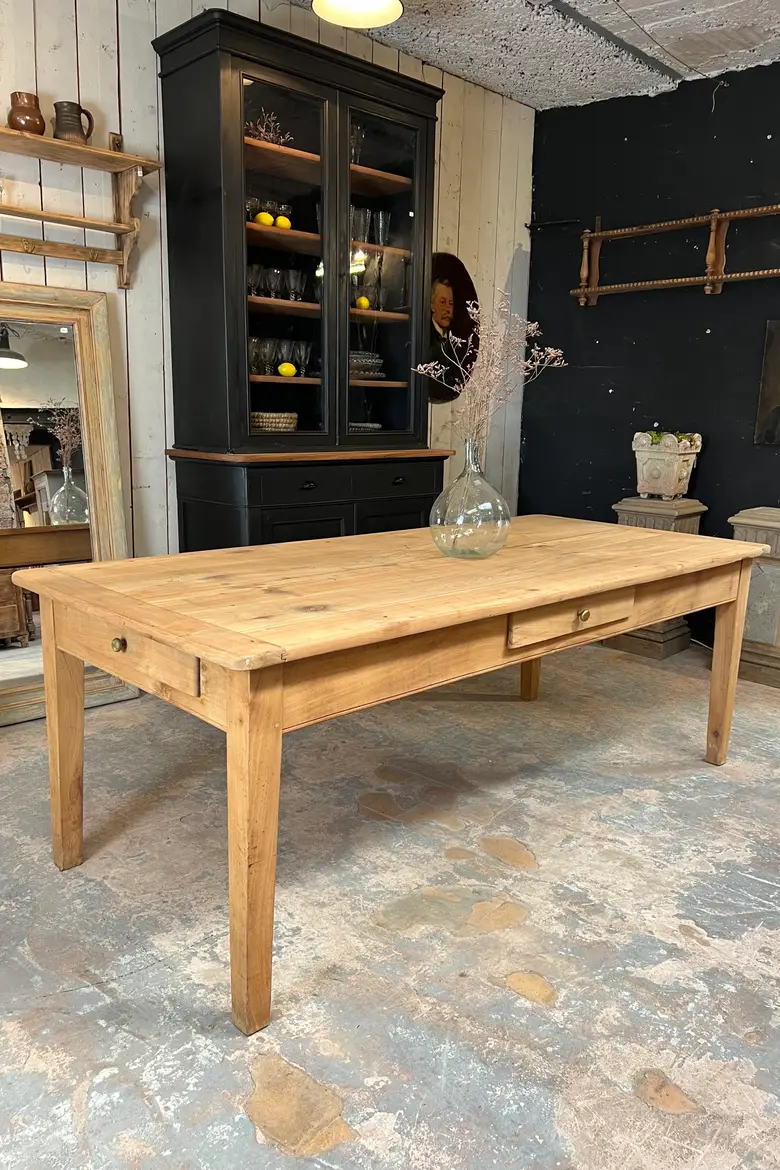 Ancienne table en merisier Début XXème