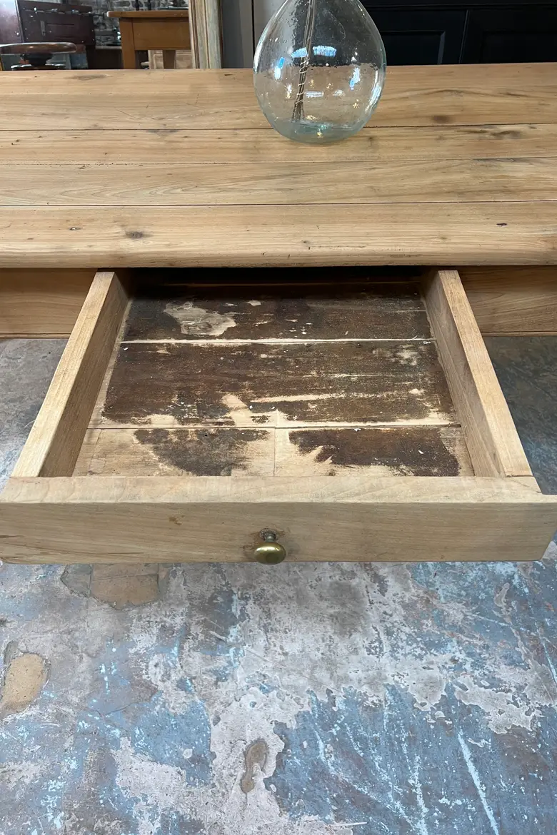 Ancienne table en merisier Début XXème