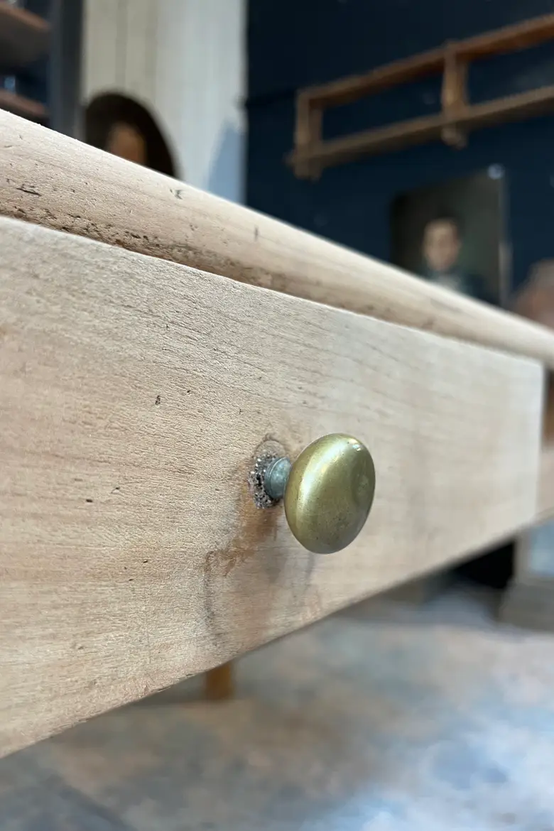 Ancienne table en merisier Début XXème