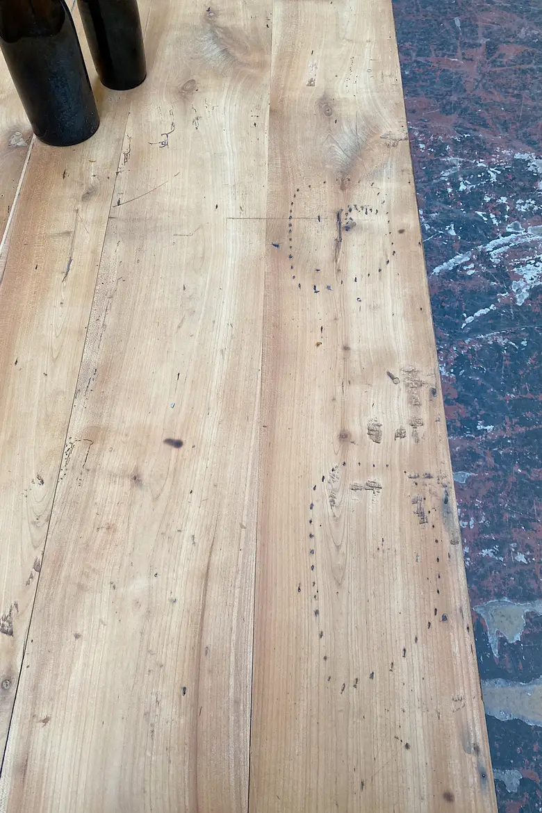 Ancienne table en merisier Début XXème