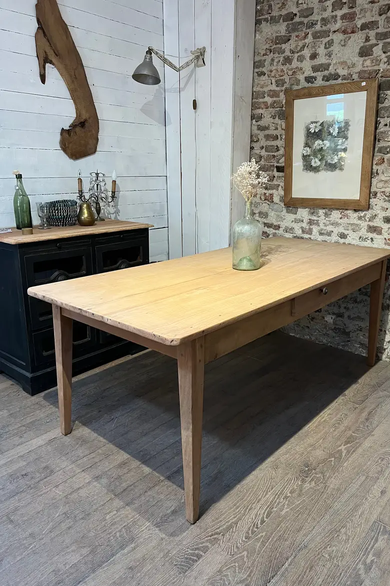 Ancienne table en merisier Début XXème