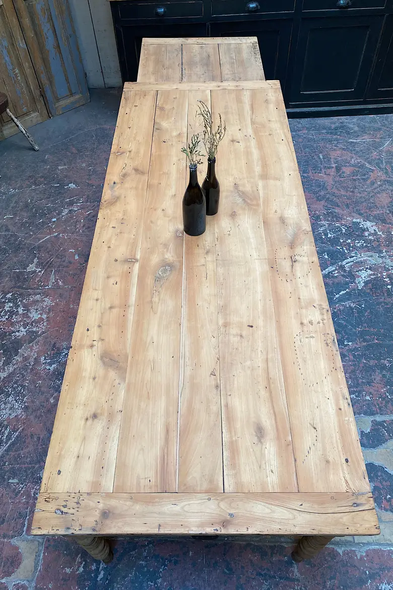 Ancienne table en merisier Début XXème