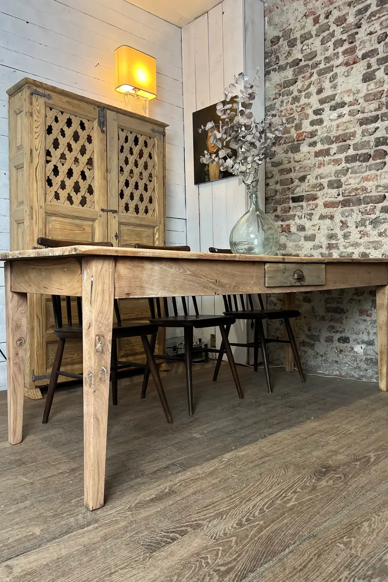 Ancienne table en orme