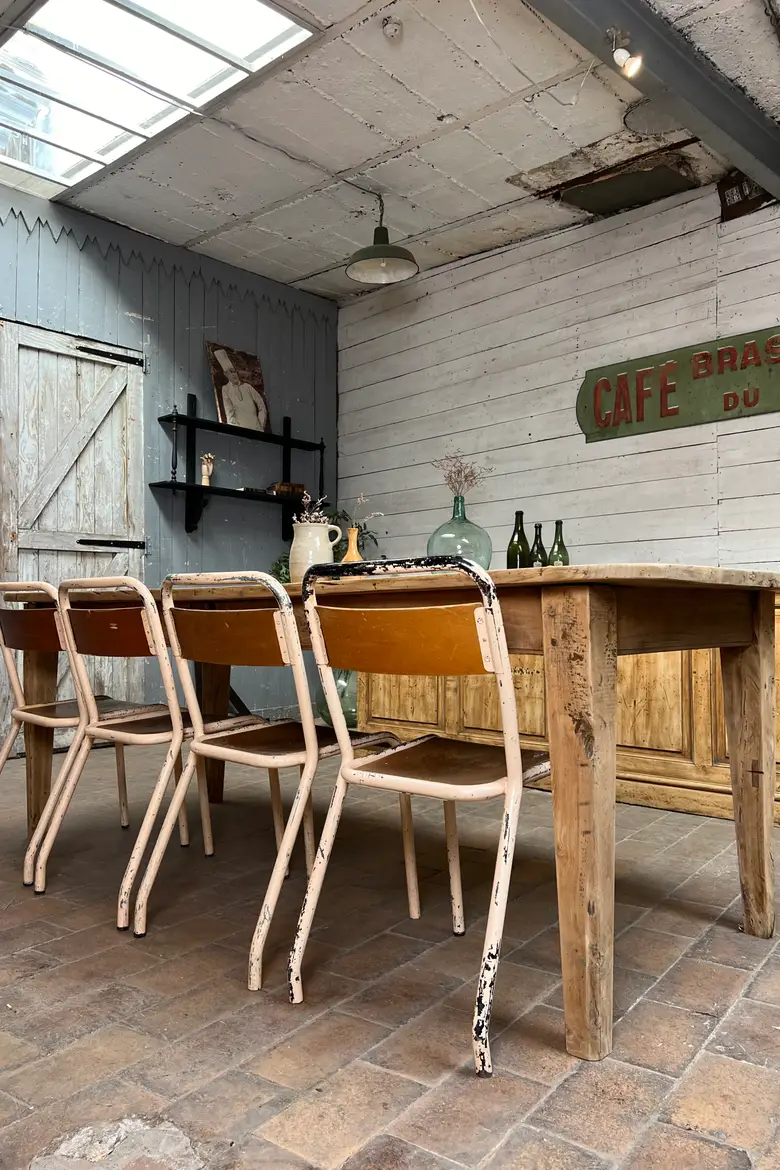 Ancienne table en orme