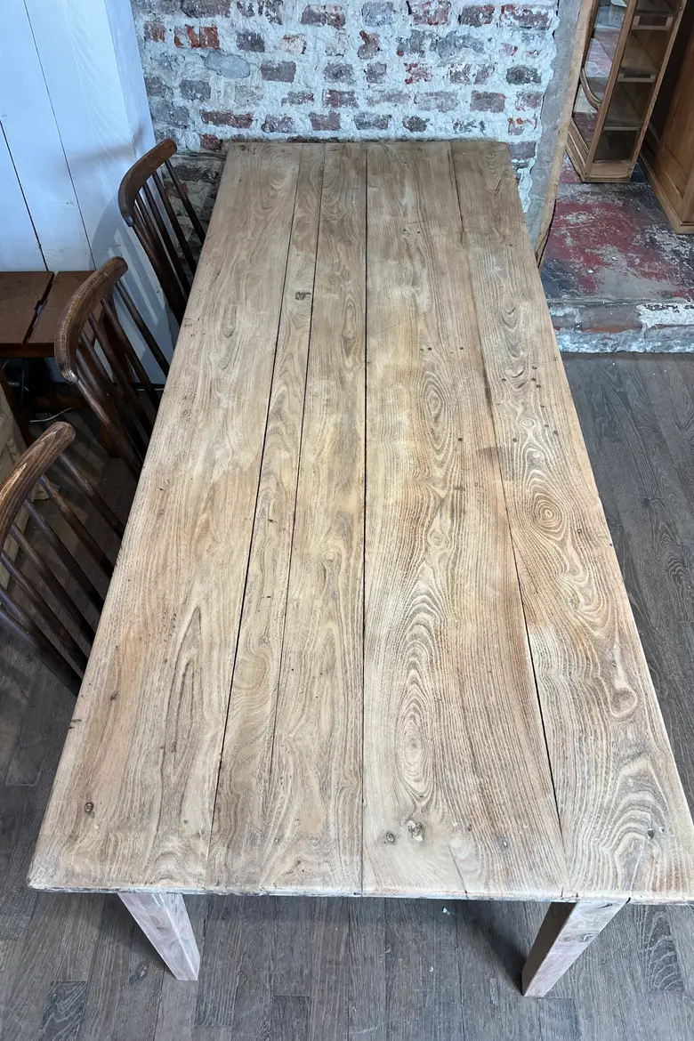 Ancienne table en orme
