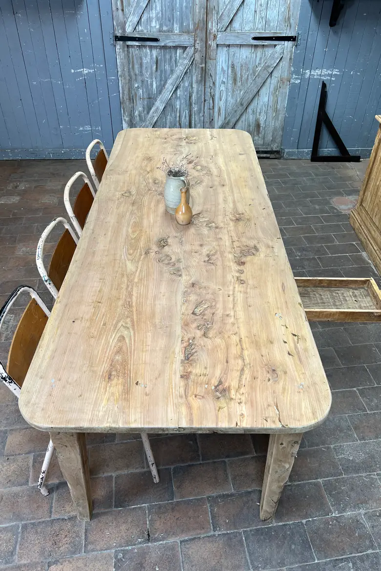 Ancienne table en orme