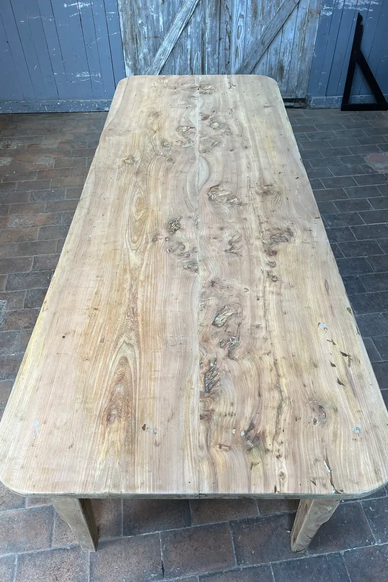 Ancienne table en orme