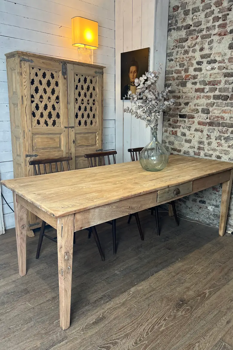 Ancienne table en orme