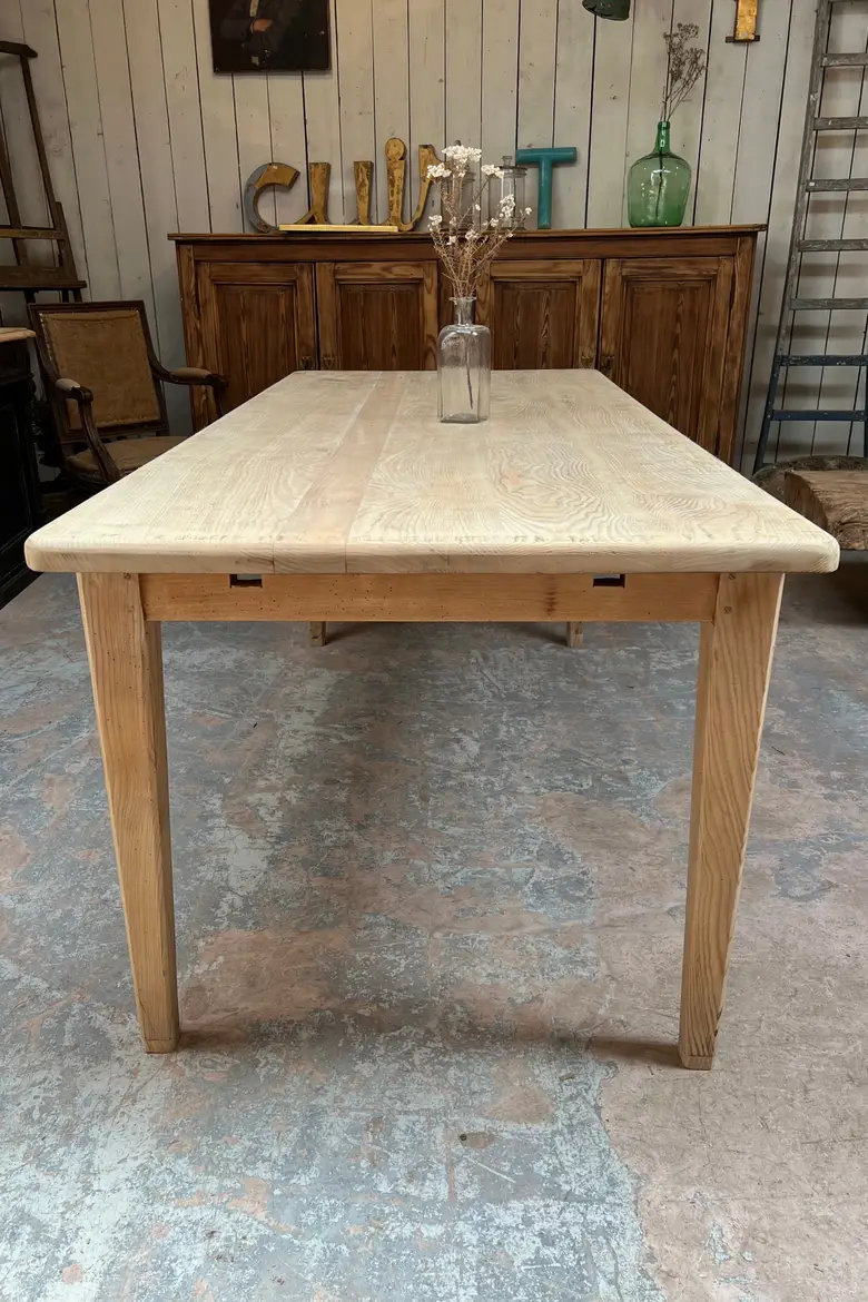 Ancienne table en orme Début XXème