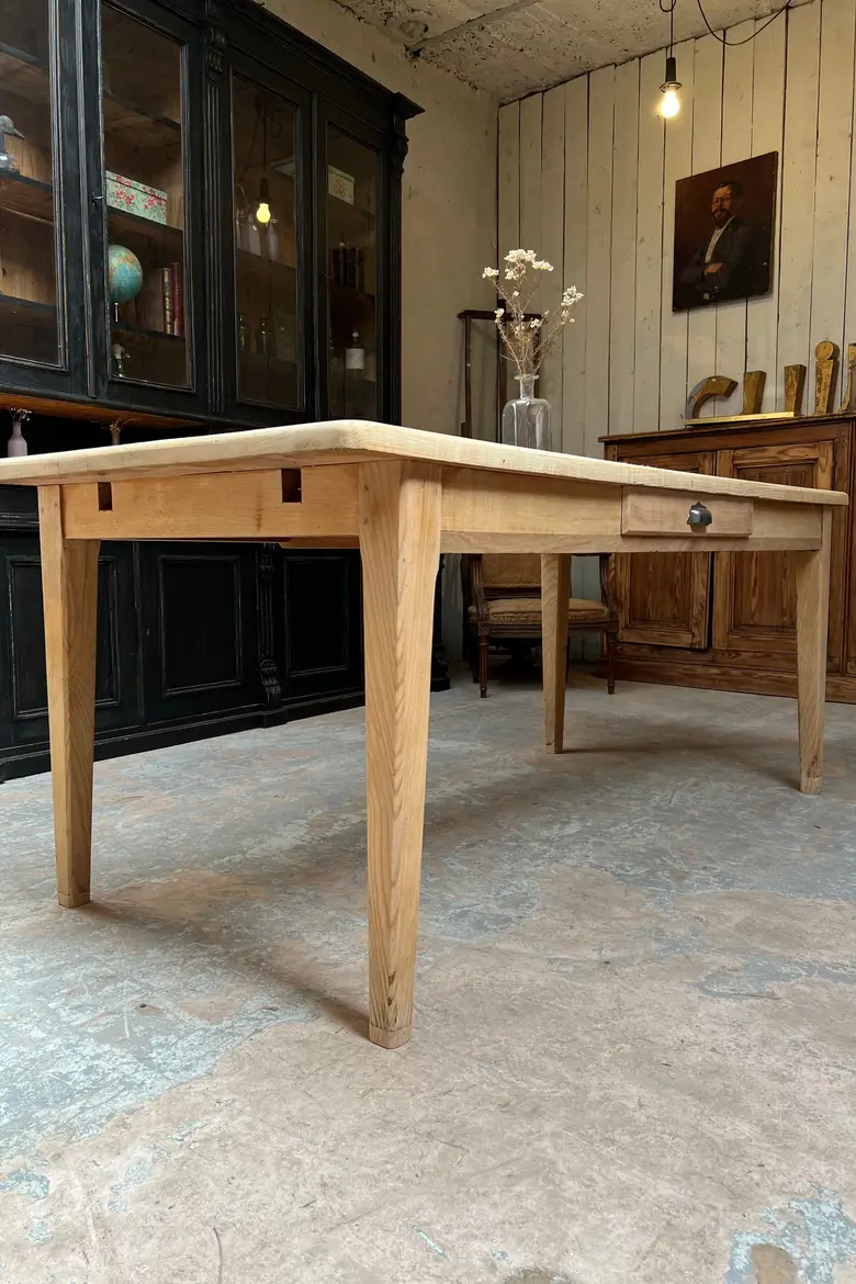 Ancienne table en orme Début XXème