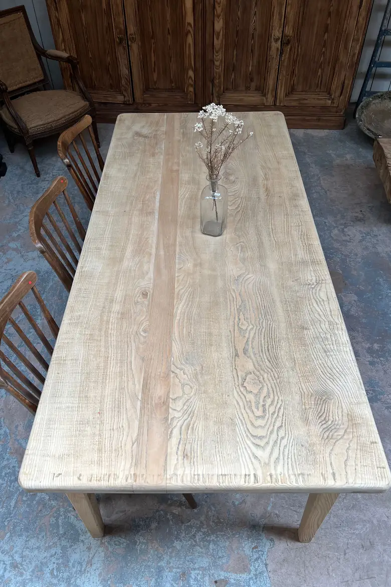 Ancienne table en orme Début XXème