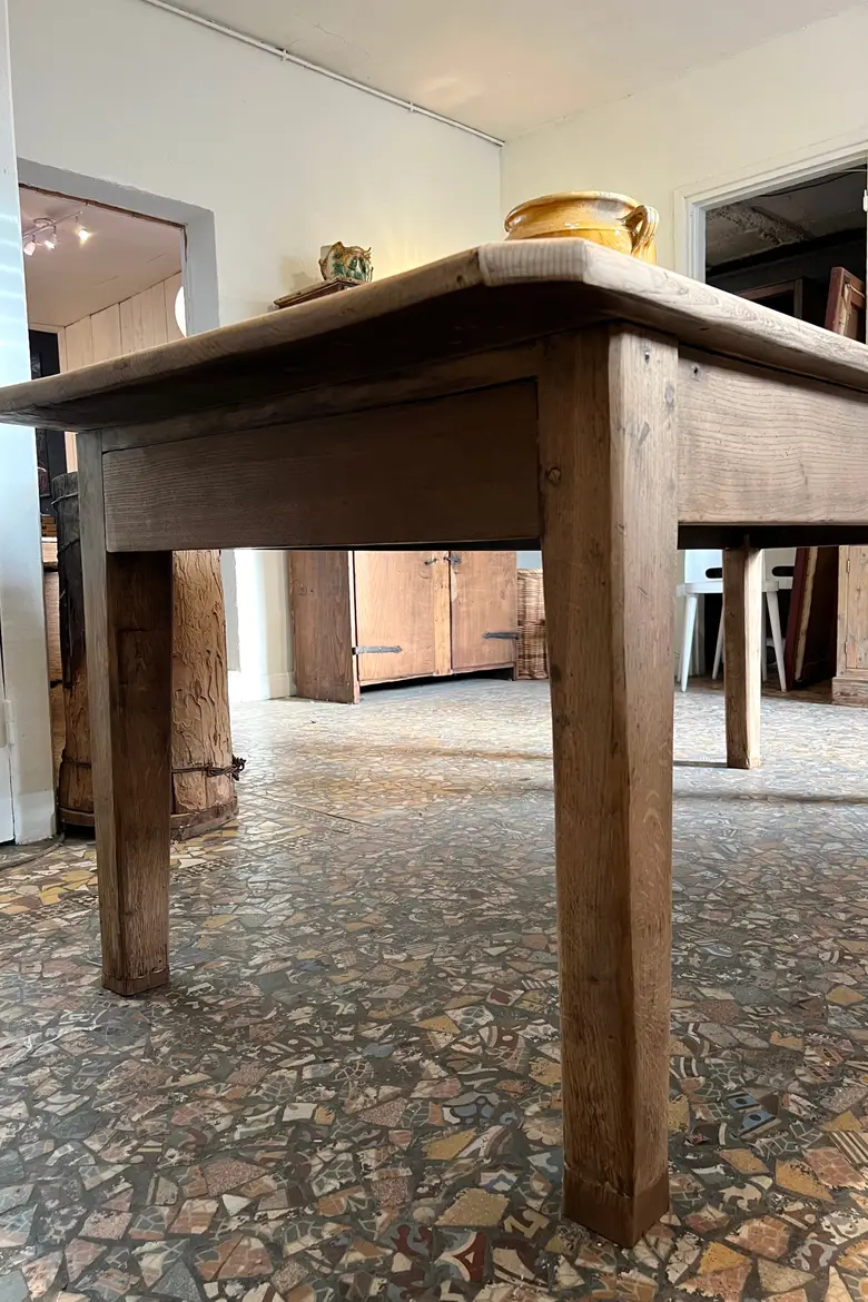 Ancienne table en orme Début XXème