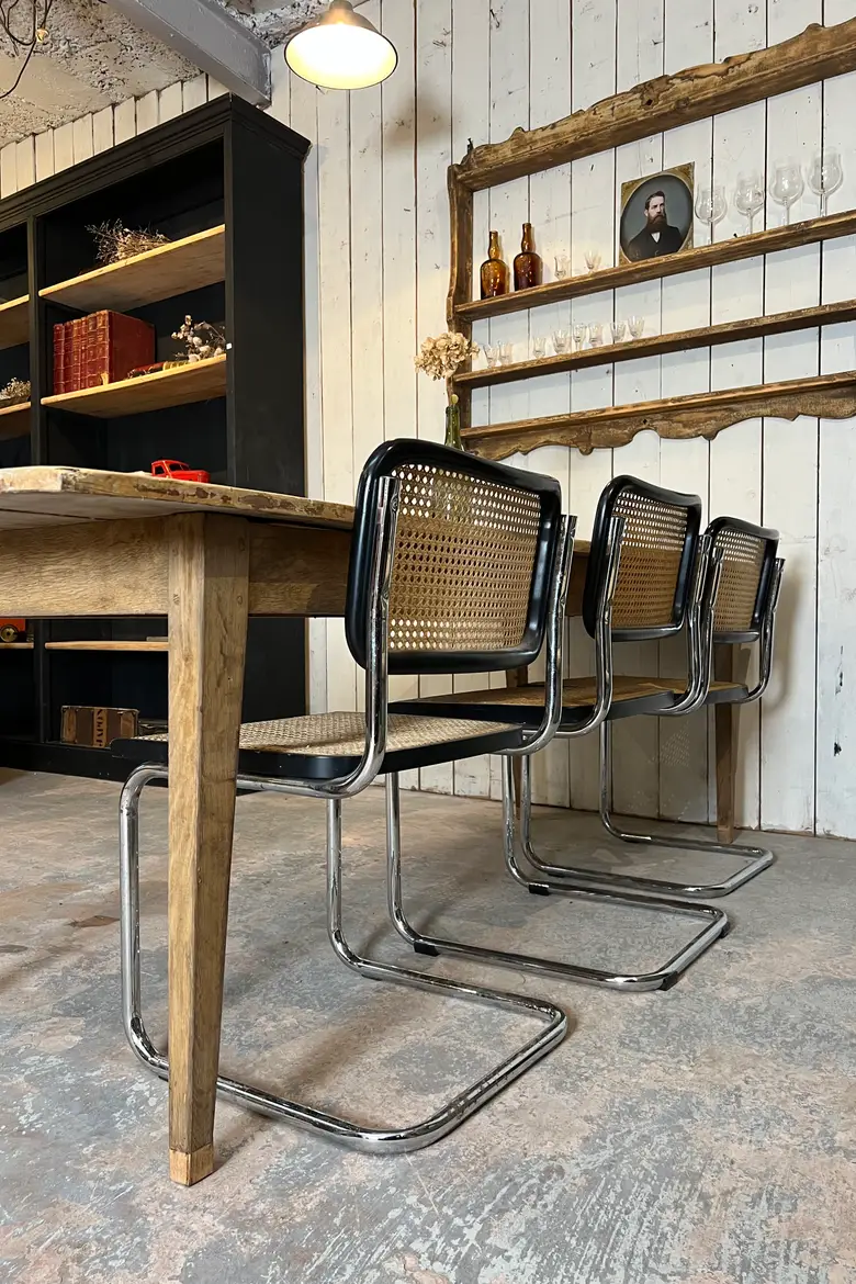Ancienne table en peuplier Début XXème