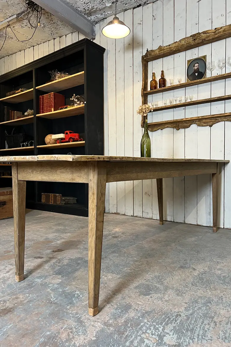 Ancienne table en peuplier Début XXème