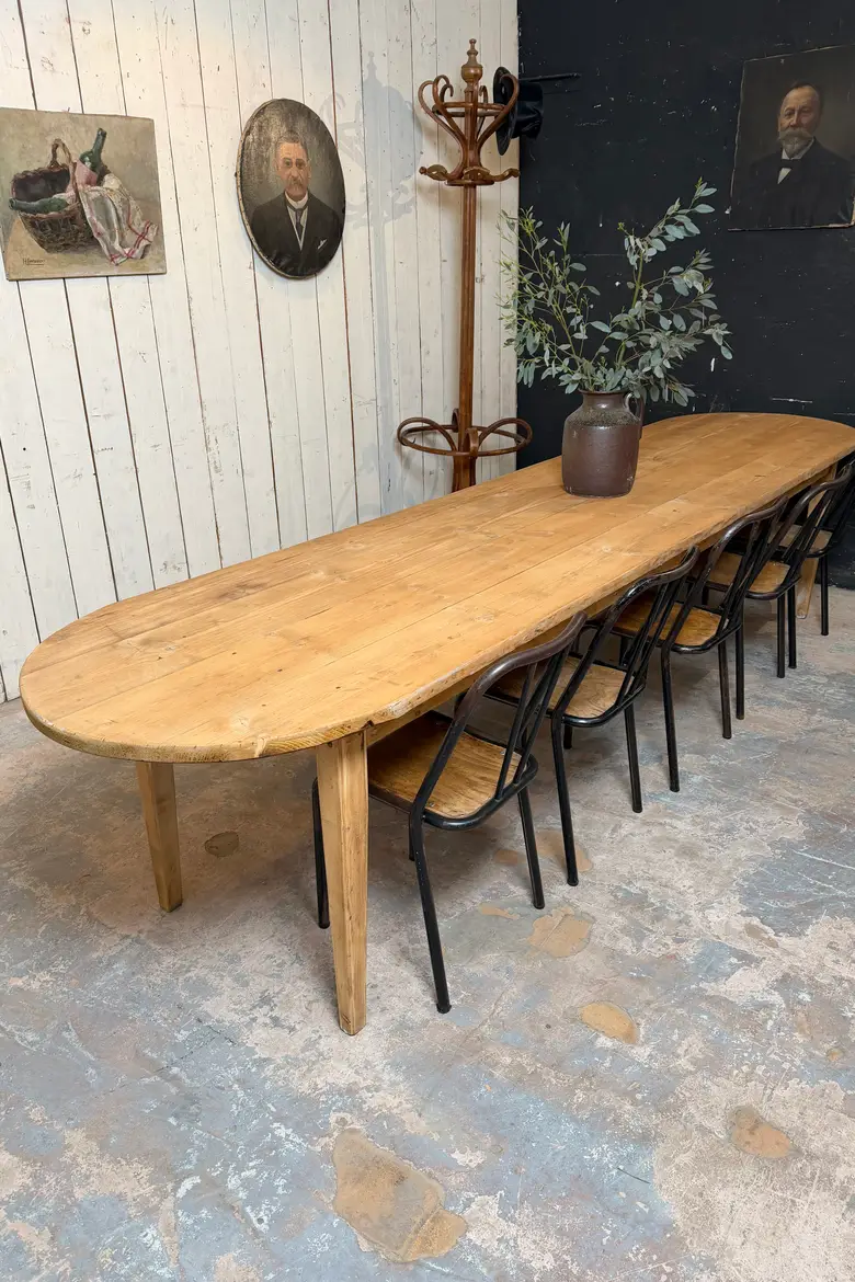 Ancienne table en sapin – début XXe