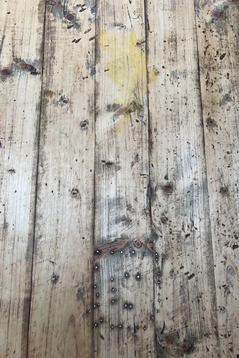Ancienne table en sapin Début XXème