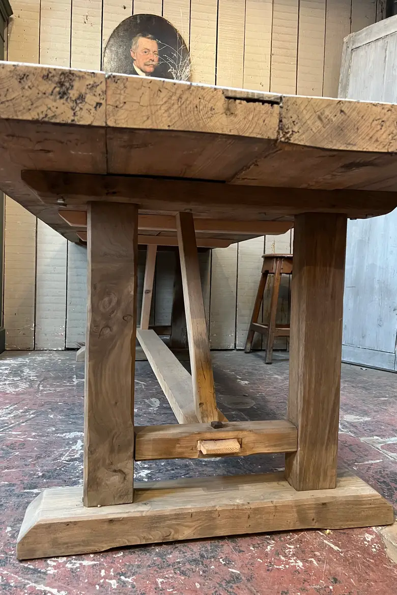 Ancienne table en sapin Début XXème