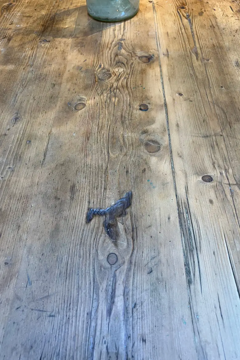 Ancienne table en sapin Début XXème