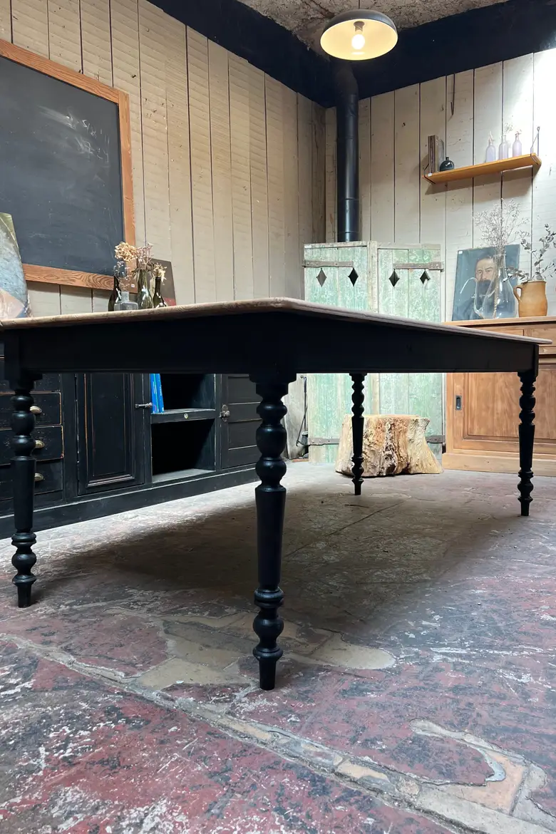 Ancienne table en sapin Début XXème