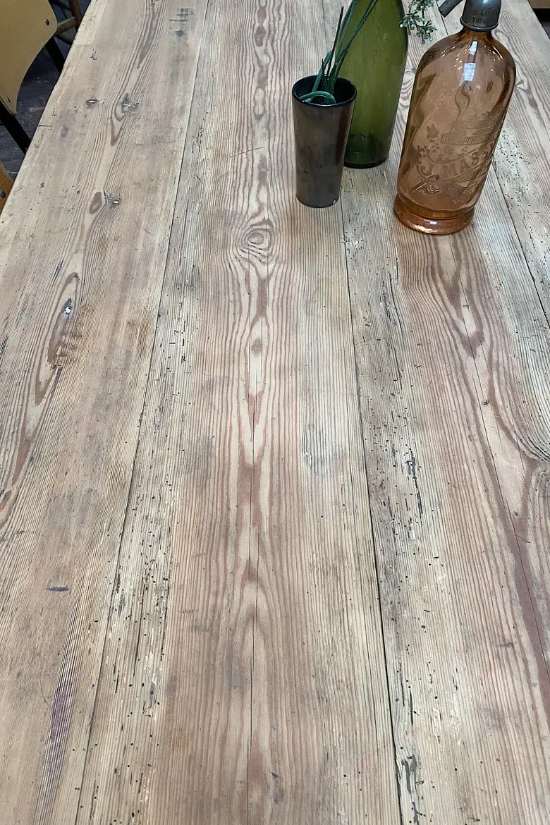 Ancienne table en sapin Début XXème