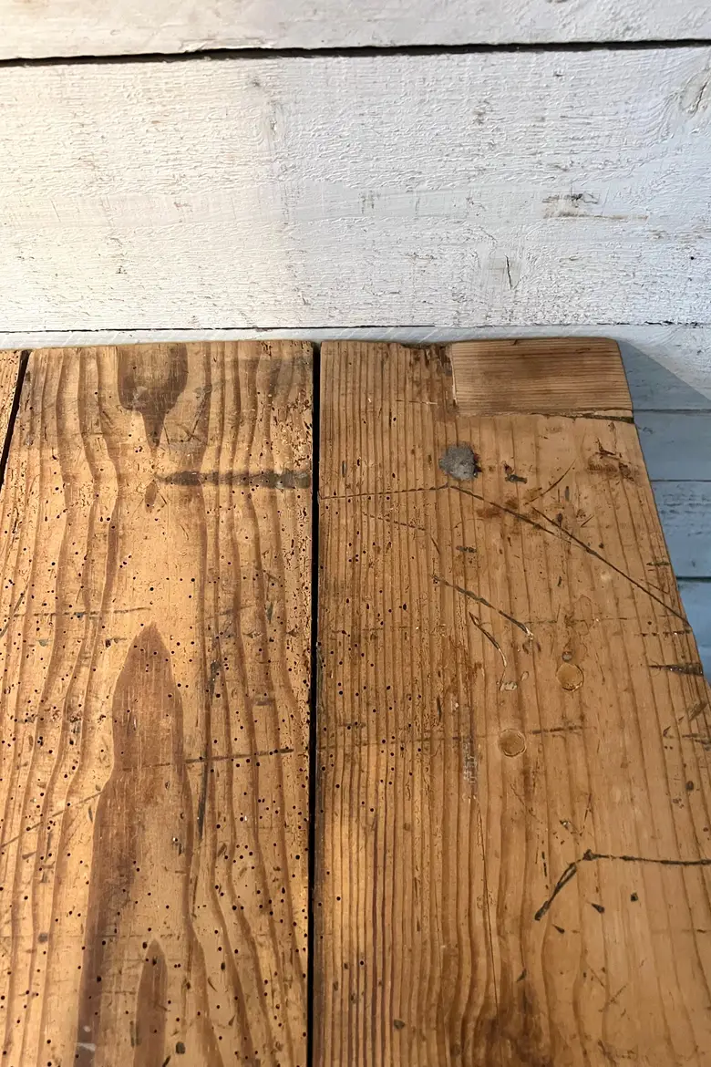 Ancienne table en sapin Début XXème