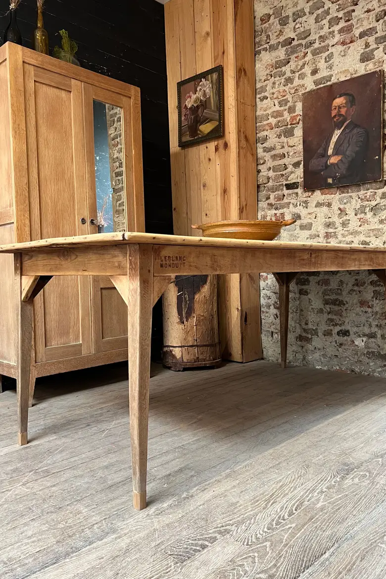 Ancienne table en sapin Début XXème