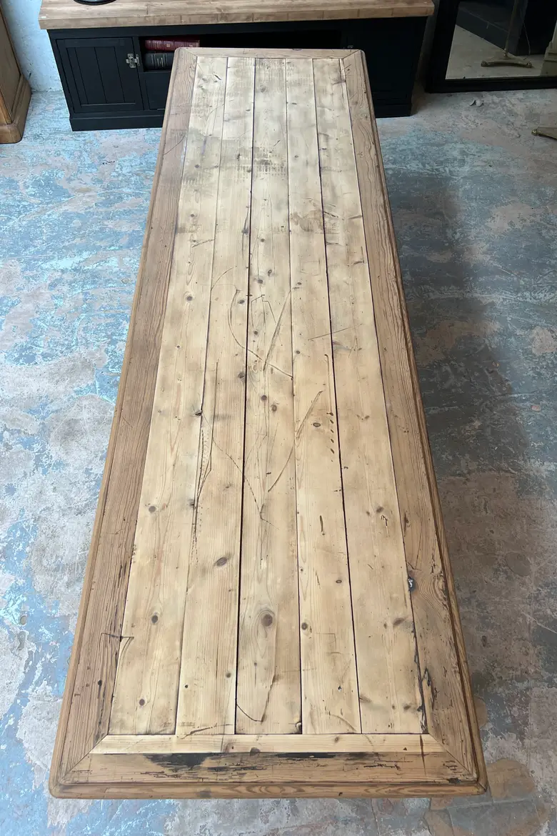 Ancienne table en sapin Début XXème
