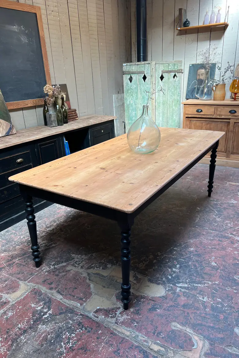 Ancienne table en sapin Début XXème