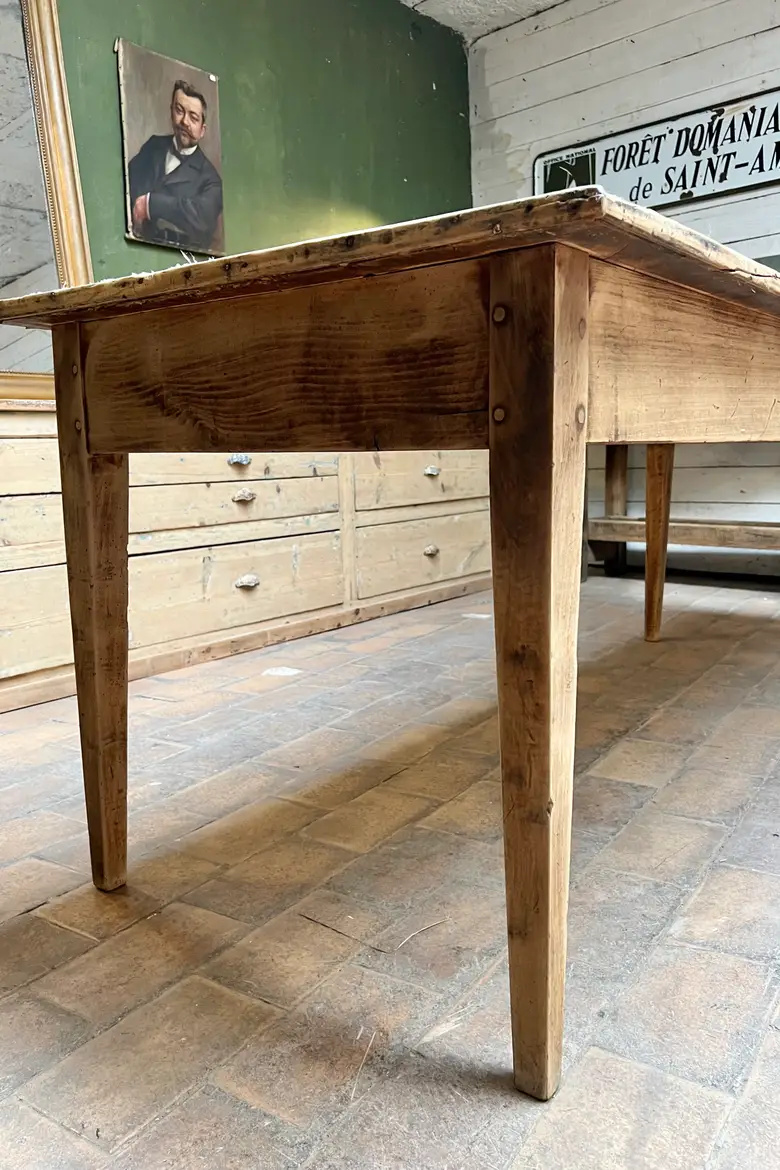 Ancienne table en sapin Début XXème