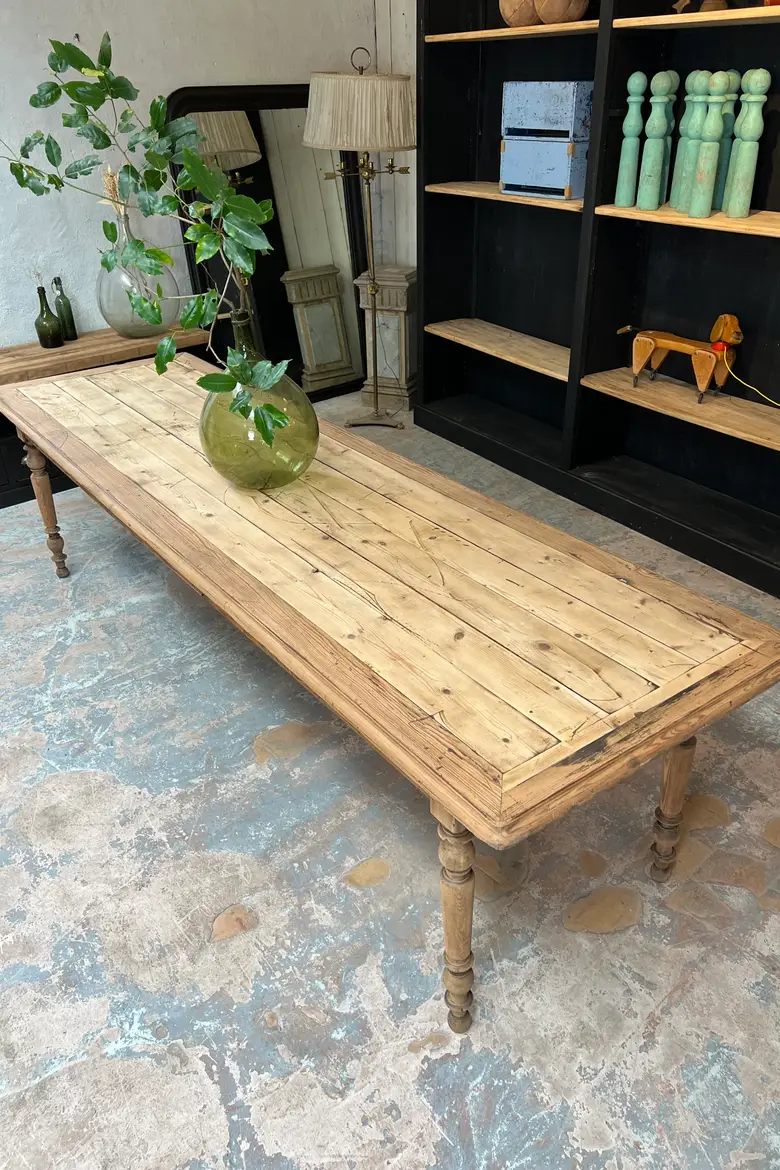 Ancienne table en sapin Début XXème