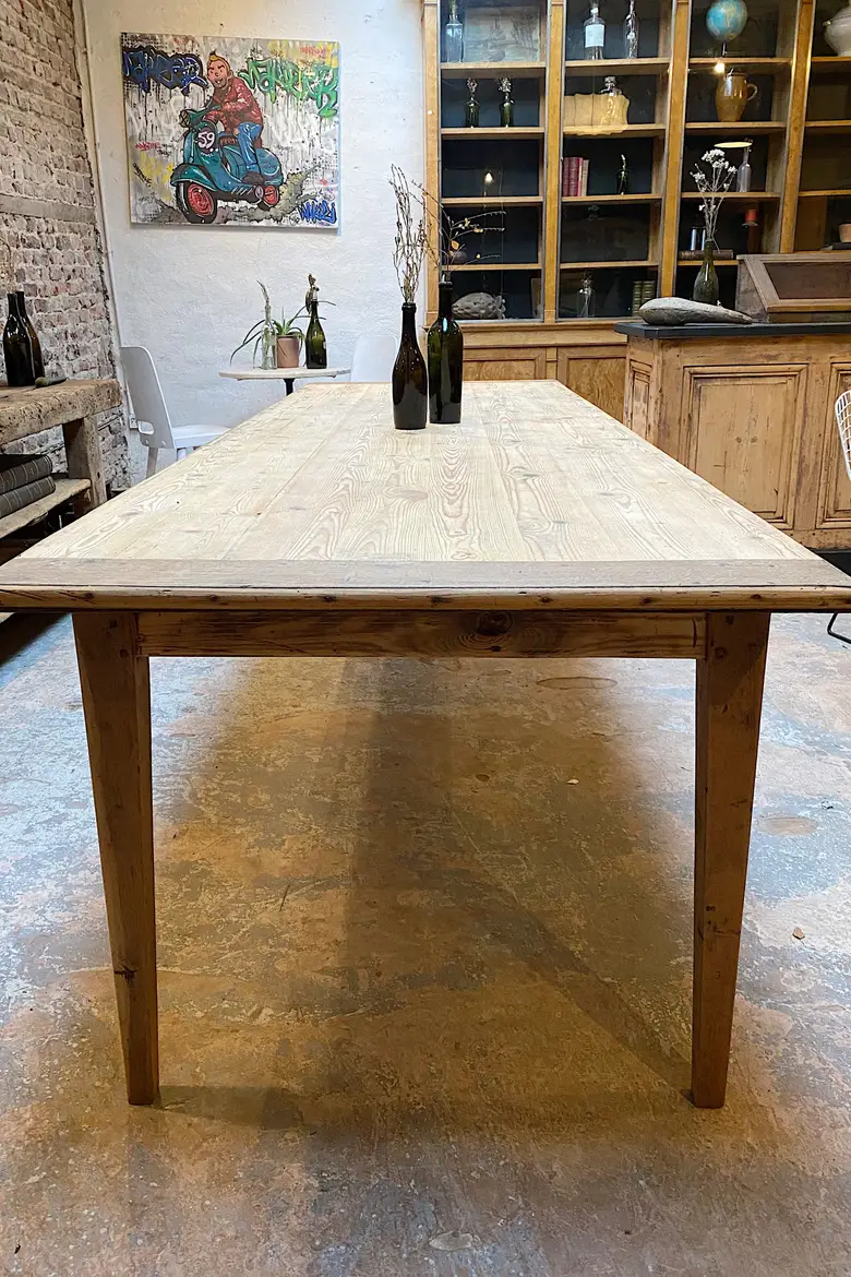 Ancienne table en sapin Début XXème