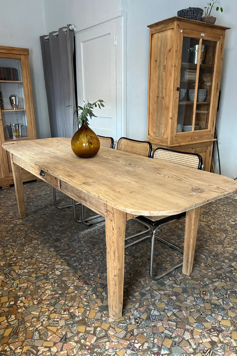 Ancienne table en sapin Début XXème