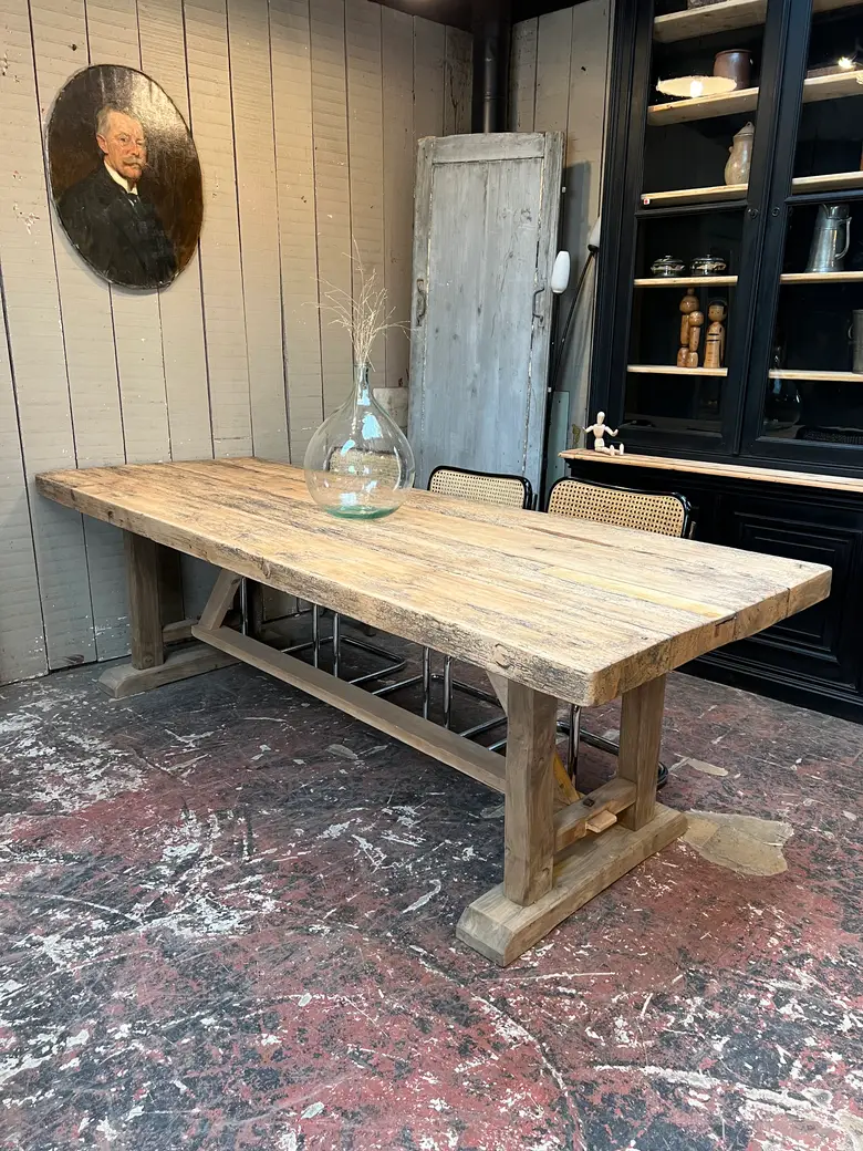 Ancienne table en sapin Début XXème