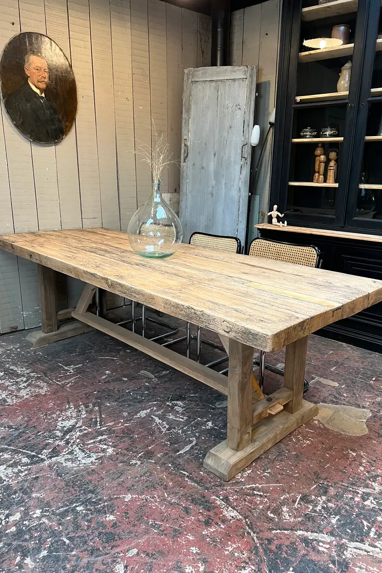 Ancienne table en sapin Début XXème