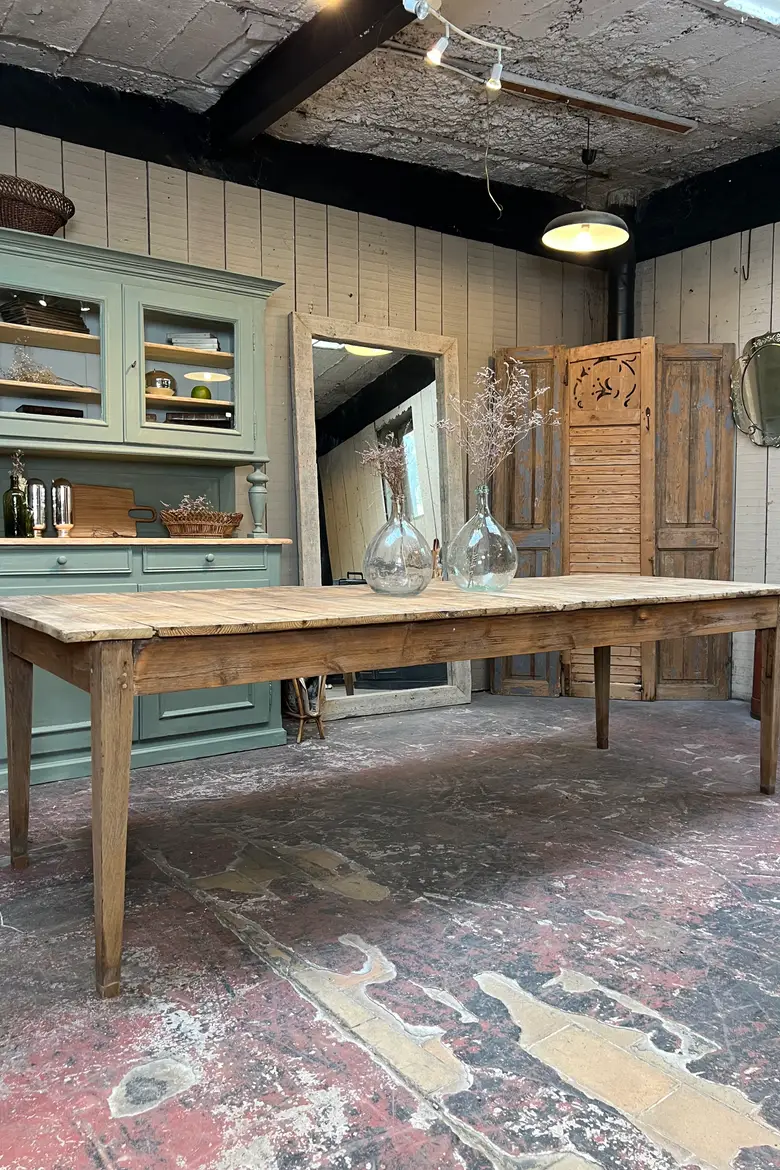 Ancienne table en sapin Début XXème