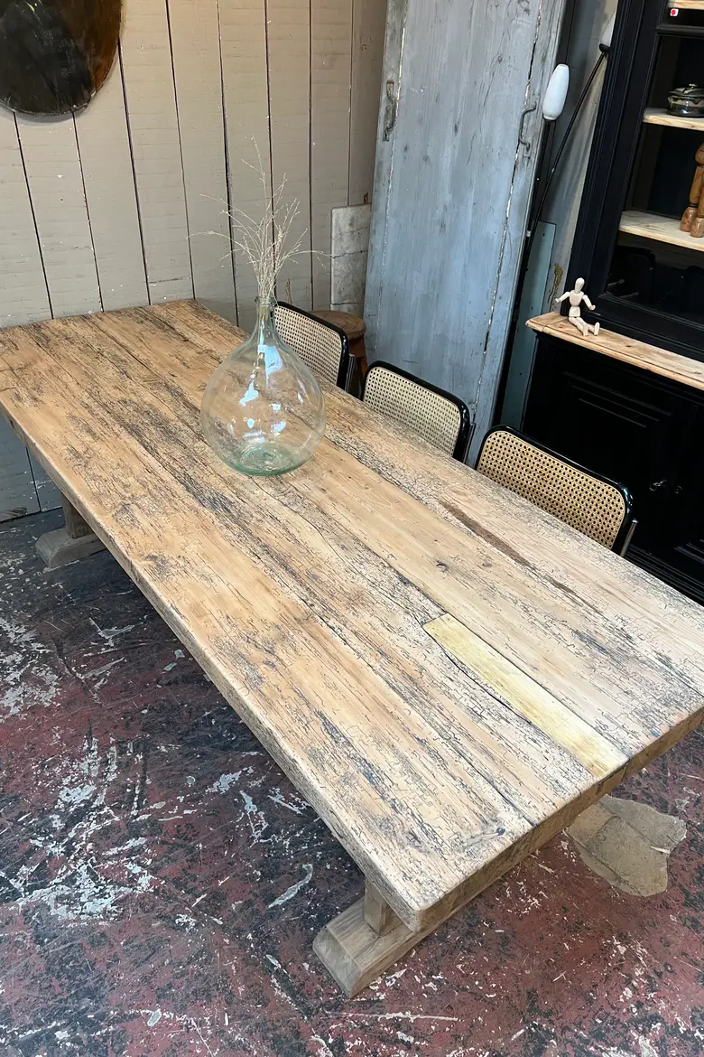 Ancienne table en sapin Début XXème