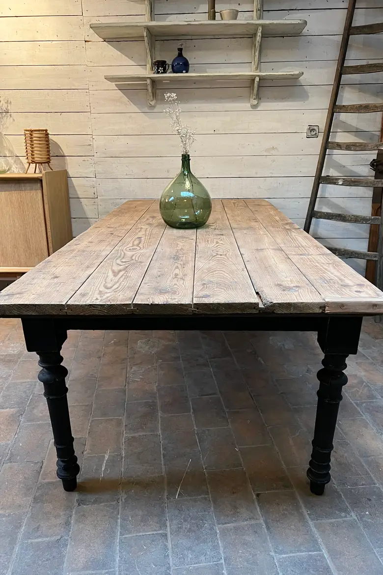 Ancienne table en sapin Début XXème