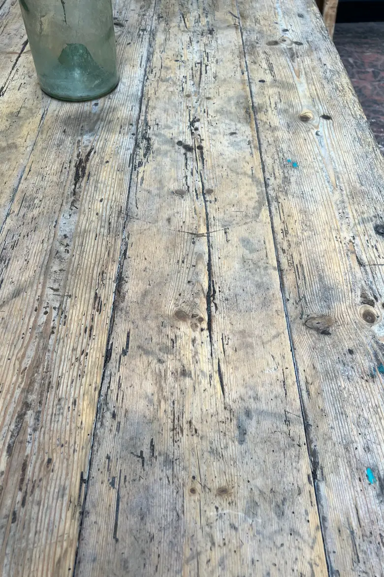 Ancienne table en sapin Début XXème